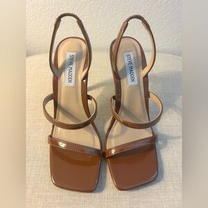 Steve Madden Brown High Heeled Shoes Elegant Design